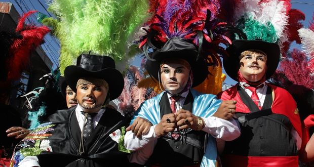Reportan saldo blanco en Puebla capital tras carnaval de huehues. 