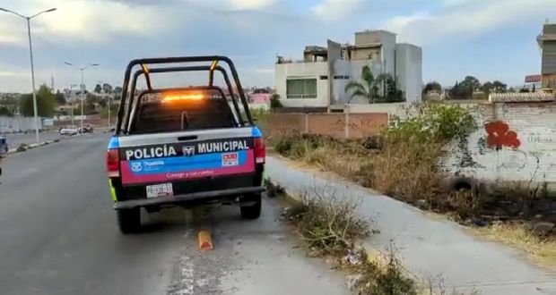 Hallan cadáver en bulevar Carmelitas de Puebla capital; van 16 en febrero