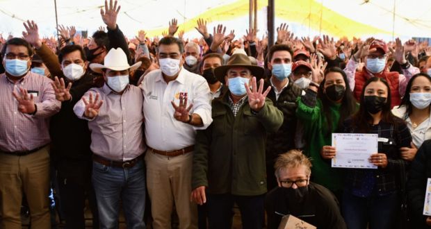 Céspedes y Abdala en Ciudad Serdán. Foto: Especial