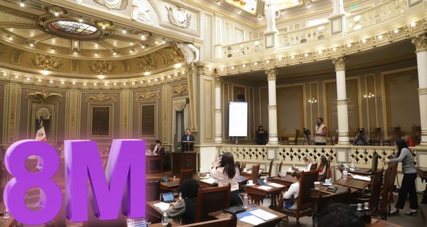 Trabajadoras del Congreso de Puebla podrán ir libremente a marcha de 8M. Foto: EsImagen
