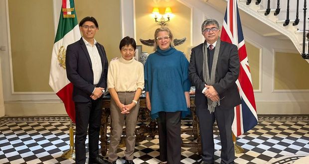 En la Embajada de México en Londres, la Rectora Lilia Cedillo avanza en futuras colaboraciones con universidades británicas