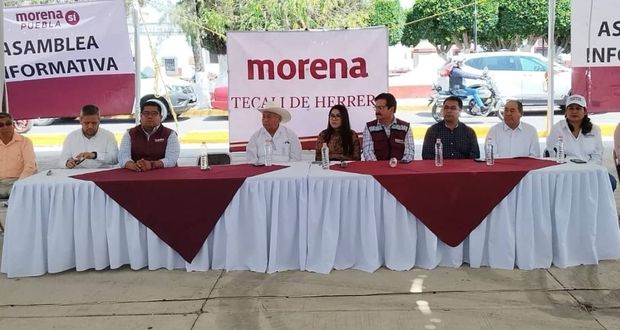 Secretario de Morena en Puebla invita a mitin del 18 de marzo en CDMX