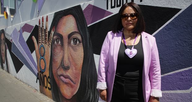 Con mural, exigen hacer efectiva ley contra violencia ácida en Puebla