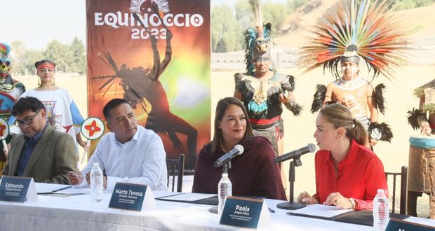 Presenta Paola Angon cartelera de actividades del equinoccio 2023