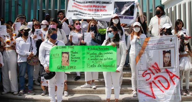 Familiares y amigos exigen que feminicidio de Gabriela no quede impune