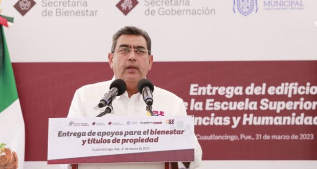 Sergio Salomón cumple palabra empeñada de llevar beneficios a todos los rincones del estado