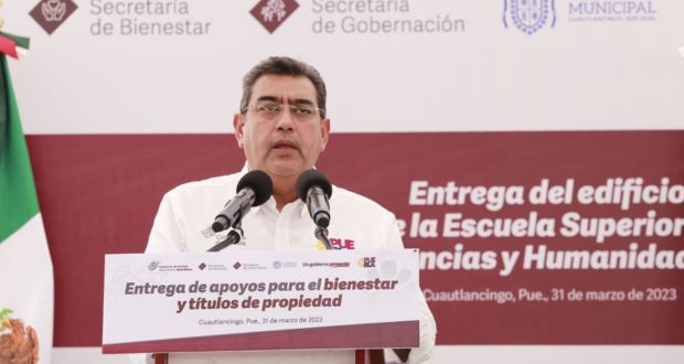 Sergio Salomón cumple palabra empeñada de llevar beneficios a todos los rincones del estado