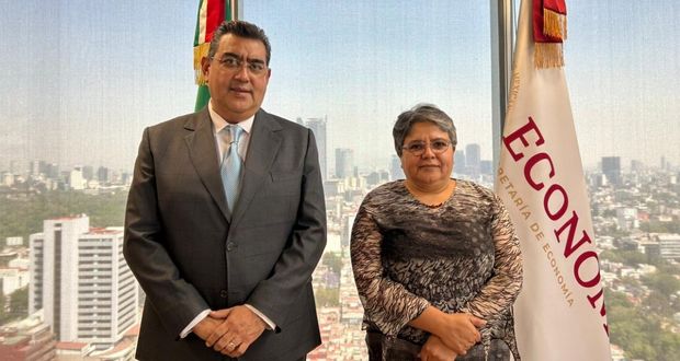 En reunión, Céspedes pide a SE federal apoyo para desarrollo económico en Puebla