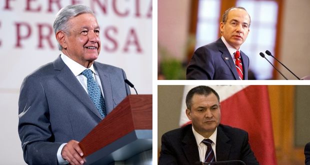 AMLO critica a Calderón por “dudar” de veredicto contra García Luna