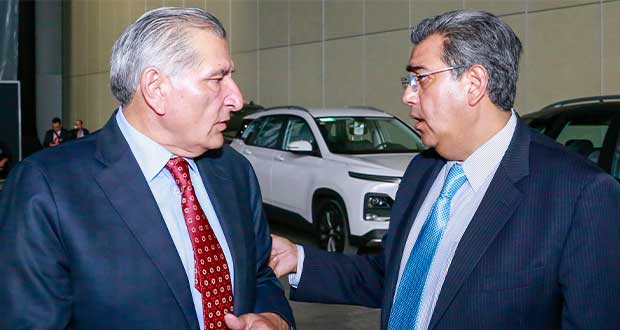 Céspedes y Adán Augusto acuerdan reunirse para abordar proyectos en Puebla