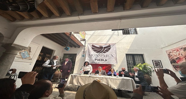 Surge Monumex en Puebla, promoverá a Marcelo Ebrard como candidato en 2024. Foto