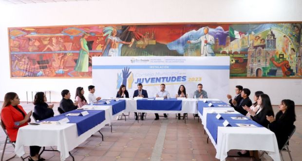 Instala ayuntamiento de San Andrés Cholula el Consejo Municipal de las Juventudes 2023