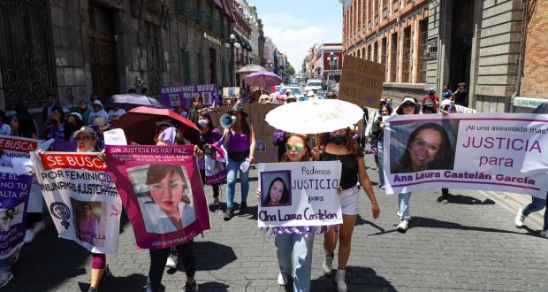 En Puebla, exigen resolver dos feminicidios más y señalan a exparejas; van 4 casos
