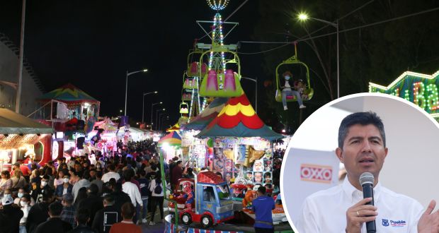 Eduardo Rivera pide denunciar robos en la Feria de Puebla 2023