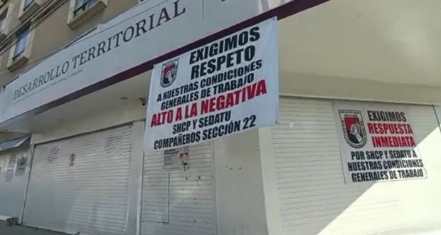 En RAN de Puebla, se suman a protesta nacional; piden revisión salarial. Foto: Especial