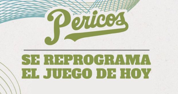 Pericos pospone juego del viernes; domingo tendrá doble cartelera