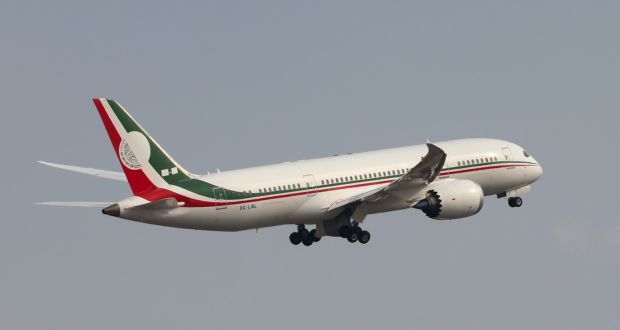 Autoridades mexicanas entregan avión presidencial a República de Tayikistán; aeronave sale del país