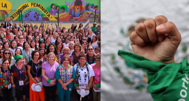 Desde la internacional feminista se llama a la despenalización del aborto en Puebla y en los estados faltantes