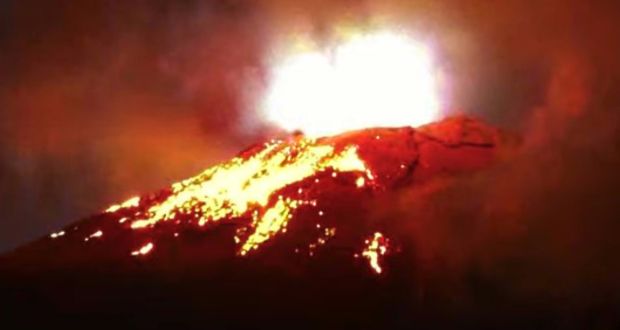 CENAPRED informa actividad reciente del Popocatépetl