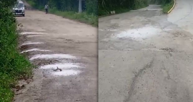 Piden retomar rehabilitación de carretera Zacapoaxtla-Tetela tras 20 años