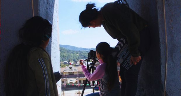 Niñas y adolescentes purépechas hacen cortometraje de terror: Cultura