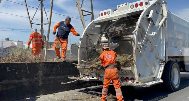 Servicios de Limpia en Puebla capital incluye 3 recorridos; checa cuáles son