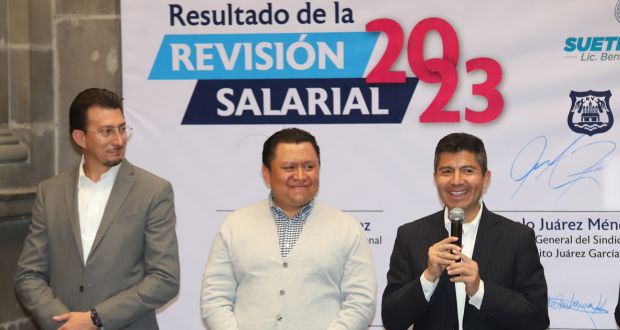 Acuerdan aumento salarial de 4% a trabajadores del sindicato del ayuntamiento