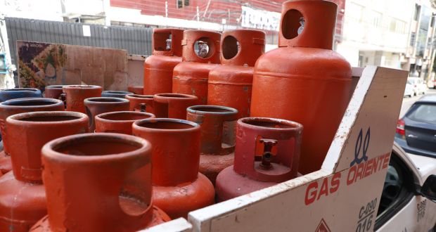 Precio del tanque de gas LP en Puebla capital es de $349.2