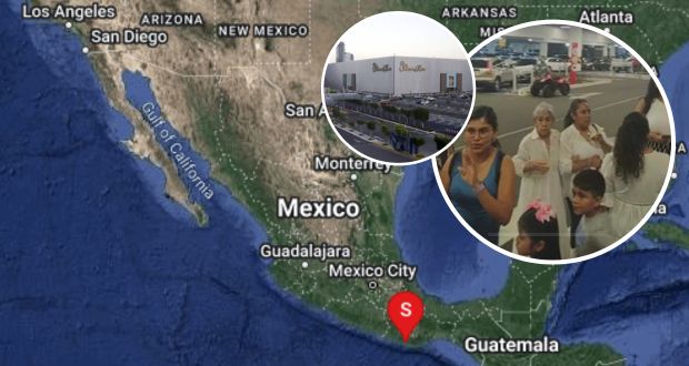 Sismo en Oaxaca activa alertas en Puebla; desalojan a compradores de Angelópolis. Foto: Especial 