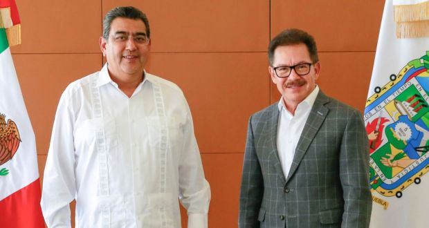 Céspedes se reúne con Ignacio Mier, aspirante a la gubernatura de Puebla