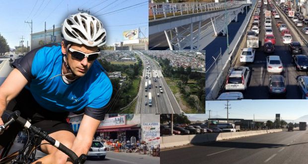 11 Sur y Periférico, entre 5 vialidades de riesgo para ciclistas; piden ciclovías