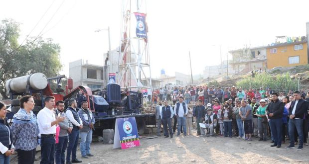 Pozo Tlanese abastecerá a 25 mil personas en San Jerónimo Caleras
