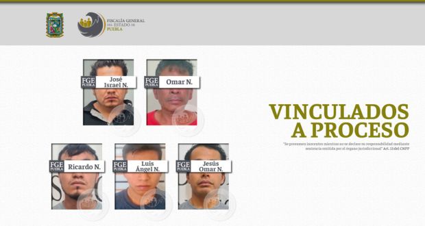En prisión, cinco hombres por violencia familiar: Fiscalía de Puebla