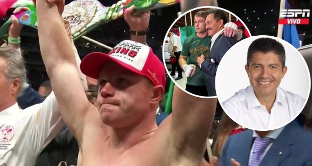 “Canelo” se corona con cinturón poblano; políticos lo felicitan