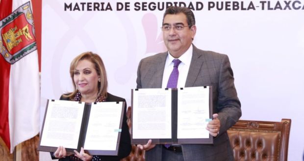 Puebla y Tlaxcala firman convenio de seguridad; hay acuerdos con 4 estados