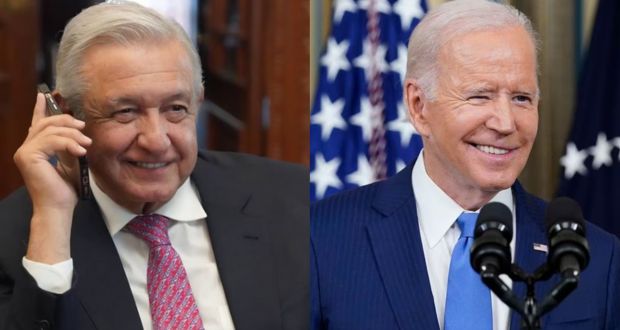 AMLO y Biden reafirman colaborar en migración y contra tráfico de armas
