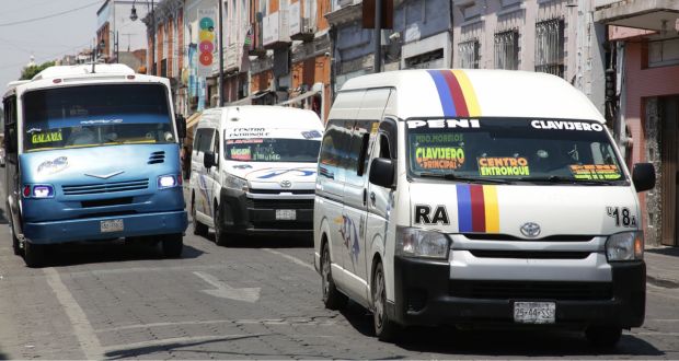 Centro de Puebla: 71 rutas del transporte público cambiarán recorrido