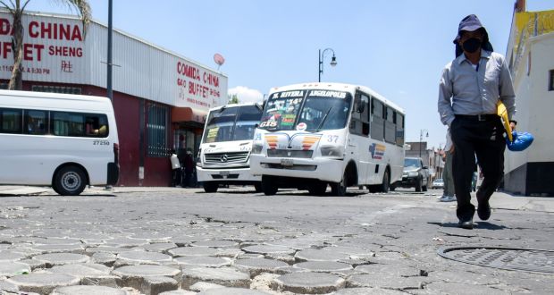 Garantiza SMT transporte público por rehabilitación de calles del Centro Histórico