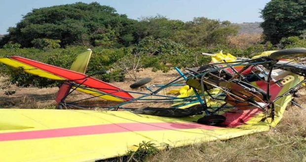 Un muerto y un herido deja desplome de aeronave en Cohuecan, Puebla
