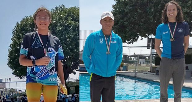 Nadadores de la BUAP obtienen 18 medallas en campeonato estatal