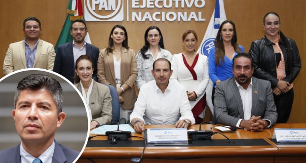 Marko Cortés y PAN Puebla analizan perfiles en reunión; Rivera, la mejor opción