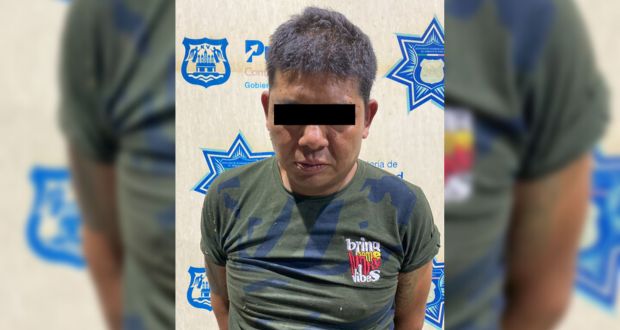 Tras persecución, Policía municipal detiene a dos por robo en Puebla
