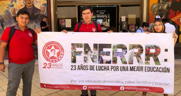 Gobierno de Sinaloa insiste en desaparecer dos preparatorias populares: FNERRR