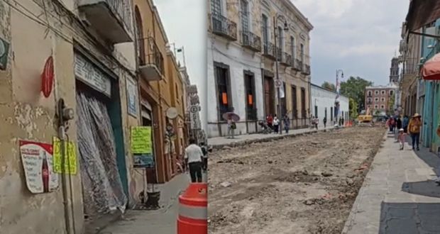 Ventas de locales de comida caen hasta 60% por cierres en centro de Puebla
