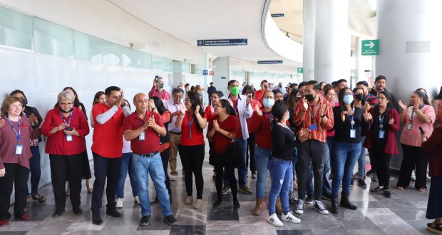 Trabajadores del Poder Judicial de Puebla se van a paro de brazos caídos