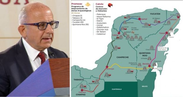 Avanza salvamento arqueológico en obras del Tren Maya; INAH recupera pieza olmeca