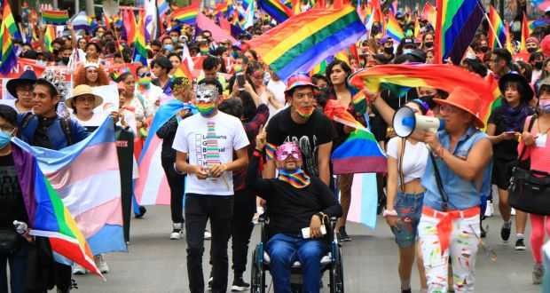 17 de junio, Marcha del Orgullo en Puebla; exigen alto a la discriminación