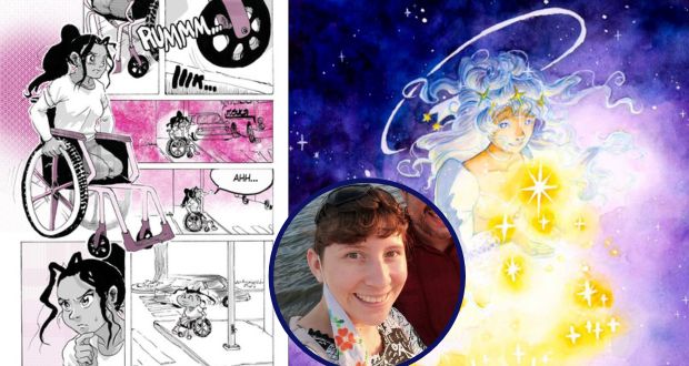 Con cómic Arjen Power, Anaeli aborda tema de discapacidad