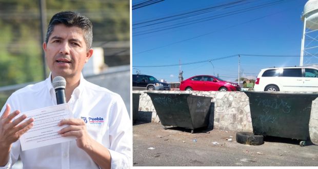 Comuna pide reportar falta de contenedores de basura en Puebla para poner más
