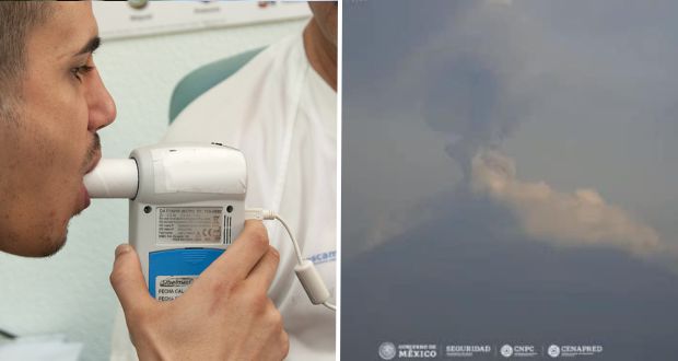 Salud hará estudio para detectar afectaciones pulmonares por caída de ceniza